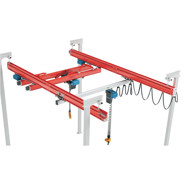 Kbk single and double-girder suspension cranes
