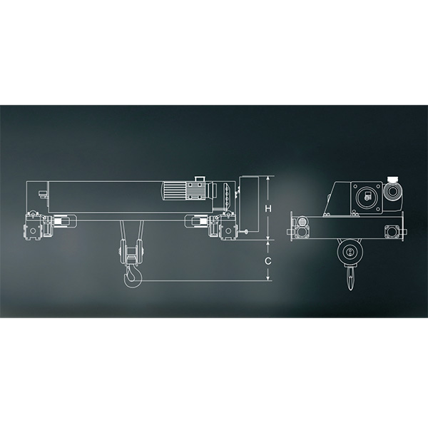 Technical parameters of electric hoist for lft-d double girder crane
