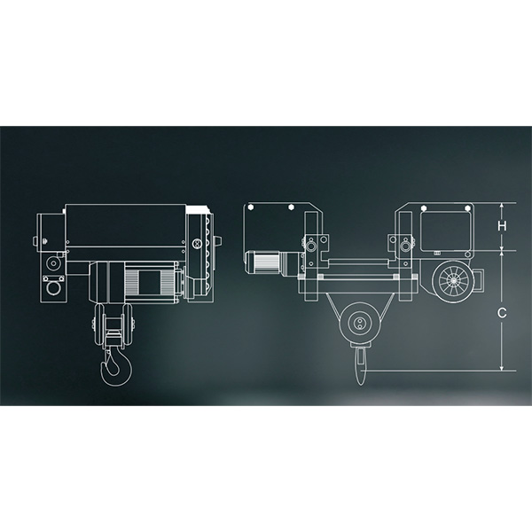 Technical parameters of electric hoist for lft-s single girder crane